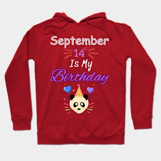 september 14 st is my birthday Hoodie